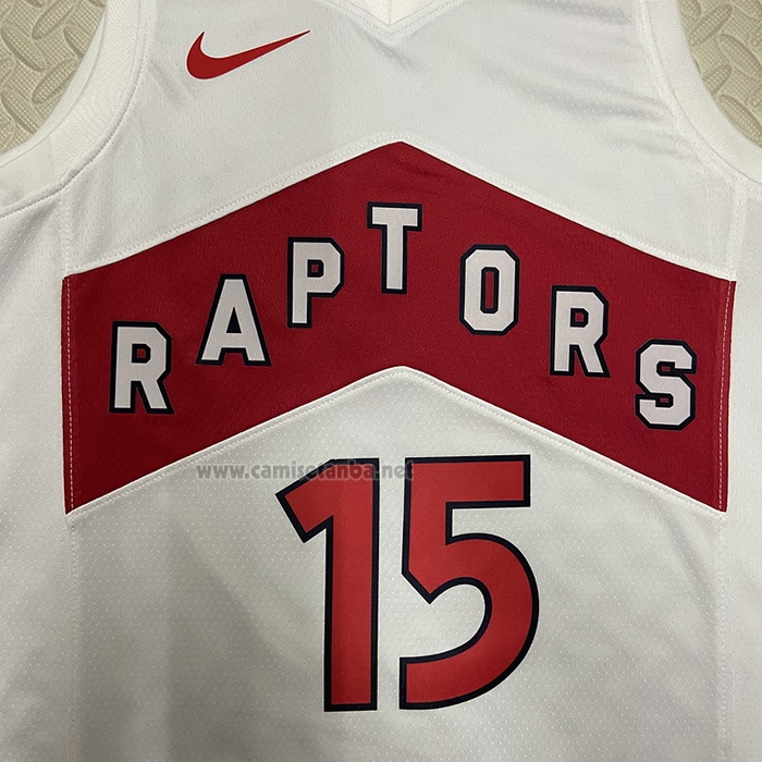 Camiseta Toronto Raptors Vince Carter #15 Association 2022-23 Blanco